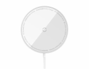 Baseus Charger Baseus Simple Mini3 Magsafe 15W (stříbrná) bezdrátová nabíječka