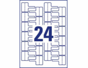 Avery Zweckform ETYK.ZF 7950 60X40 24/A4 ŠTÍTKY PRO OZNAČENÍ KABELU - L7950-20