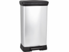 Odpadkový koš Curver Deco Bin 50 l stříbrný