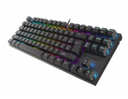 Genesis herní mechanická klávesnice THOR 303/TKL/RGB/Outemu Red/Drátová USB/CZ-SK layout/Černá