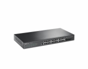 TP-Link OMADA JetStream switch pro připojení k UPS TL-SG3428X-UPS (24xGbE, 4xSFP+, 2xconsole, fanless)