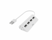 Hama 200120 USB hub, 4 porty, bílý