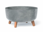 Květináč Prosperplast GRACIA LOW 38 cm beton effect 