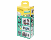 Wolfcraft Kit pro montáž elektrických krabic do sádrokartonu, Wolfcraft