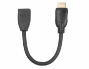 TB Touch HDMI M - HDMI F Adapter, 15 cm., v2.0