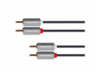 Kabel 2x Cinch konektor/2x Cinch konektor 1m KRUGER & MAT...