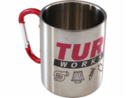 TurboWorks Kovový hrnek 300 ml Silver TurboWorks