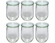 WECK Tulpen sklen.nádobky 1062ml  6x