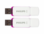 Philips USB 2.0 2-Pack      64GB Snow Edition Magic Purple FM64FD70D/00