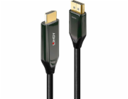 Lindy adaptérový kabel - DisplayPort samec na HDMI samec - 2 m - stíněný - černý - kulatý, podporuje 8K 60 Hz (7680 x 4320)