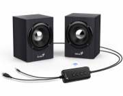 GENIUS repro SP-HF385BT/ 2.0/ Bluetooth 5.0/ 4W/ dřevěné/ černé