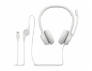 Logitech H390 USB Computer Headset, Off-White