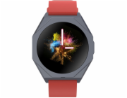 CANYON smart hodinky Otto SW-86, 1,3" LTPS,  SpO2, HR, krevní tlak, 25 multi-sport, red
