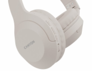 CANYON headset BTHS-3, USB-C, BT V5.1 JL6956, baterie 300mAh až 15h, 20Hz-20KHz, béžová (slonová kost)