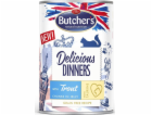 BUTCHER S Delicious Dinners Kousky se pstruhem v želé - m...