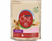 PURINA One Mini/Small Sensitive Salmon, rice - suché krmivo pro psy - 800 g