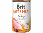 BRIT Paté & Meat with Turkey - mokré krmivo pro psy - 800g