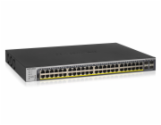 NETGEAR GS752TPP Řízený L2/L3/L4 Gigabit Ethernet (10/100/1000) Podpora napájení po Ethernetu (PoE) Šedá