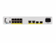 Cisco Catalyst 9200CX - Network Essentials - přepínač - kompaktní - L3 - řízený - 8 x 10/100/1000 (PoE+) + 2 x 1000Base-T + 2 x 10 Gigabit SFP+ (uplink) - Lze montovat do rozvaděče - PoE+ (240 W)