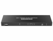 PremiumCord khswit41e PREMIUMCORD HDMI switch, 4K@60Hz HDMI2.0 KVM 4:1, s dálkovým ovladačem