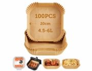Cosori Papírové formy pro horkovzdušné fritézy 100ks (20cm - 4.5-6L)