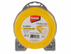 Makita struna nylonová Pro 3,0mm, 15m, žlutá, kulatá