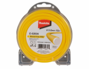 Makita struna nylonová Pro 3,0mm, 15m, žlutá, kulatá