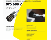 Klingspor kartáč 22 mm BPS600Z kroucený nerezový drát
