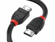 Lindy 1m 8K60Hz HDMI kabel Black Line samec na 36771 - Kabel - Digital/Display/Video