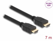 Delock High Speed HDMI kabel, 48 Gbps, 8K 60 Hz, černý, 7 m