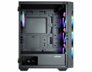 Zalman skříň I3 Neo / middle tower / ATX / 4x120 ARGB fan / 2xUSB 3.0 / 1xUSB 2.0 / skl. přední panel i bočnice / černá