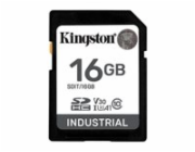 Kingston Industrial 16GB SDHC (černá, UHS-I U3, třída 10, V30, A1)