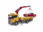 Odtahové vozidlo Scania Super 560R se světelným a zvukový...