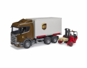 Logistický nákladní vůz Scania Super 560R s vysokozdvižným vozíkem, model vozidla