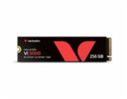 VERBATIM SSD Vi3000 Internal PCIe NVMe M.2 SSD 256GB , W 1300/ R 3300 MB/s