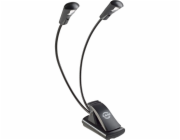 K&amp;M 12243 Music Stand Light  Double LED FlexLight