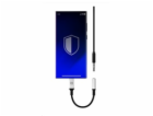 3mk adaptér USB-C/Jack 3,5mm (samice) 0,15m, černo-stříbrná