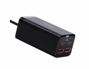 Baseus Rychlonabíječka do sítě GaN3, 2x USB-A, 2x USB-C 100W černá