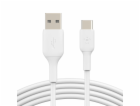 1x2 Belkin USB-C/USB-A PVC Cable  1m, 2Pack white  CAB001...