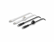 1x2 Belkin PRO Flex Silicone 1m  USB-C/USB-C b+w  CAB011bt1MBW2PK