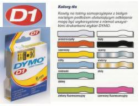 Dymo D1 - Self -Adhesive - Černá na transparentní - Roll ...