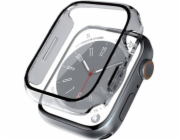 Crong Pouzdro na hybridní hodinky - Pouzdro se sklem pro Apple Watch 40mm (průhledné)