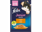 Felix Fanstastic Junior - mokré krmivo pro kočky - 85 g