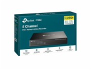 TP-Link VIGI NVR1008H-8P, videorekordér, 8 channels, 8xPoE, 1x100Mb/s LAN, 1xVGA,1xHDMI,2xUSB2.0