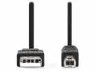 Nedis CCGL60100BK20 USB 2.0, USB-A Zástrčka - USB-B Zástr...