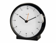 Hama Elegance Pro, budík řízený rádiovým signálem, tichý chod, černý
