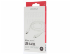 Hama MFi USB-C Lightning kabel pro Apple, 1 m, bílá