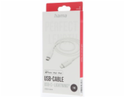 Hama MFi USB-C Lightning kabel pro Apple, 1 m, bílá