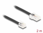 Telefonní kabel Zástrčka RJ-45 > Zástrčka RJ-11