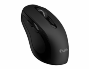 C-TECH myš Dual mode, bezdrátová, 1600DPI, 6 tlačítek, černá, USB nano receiver